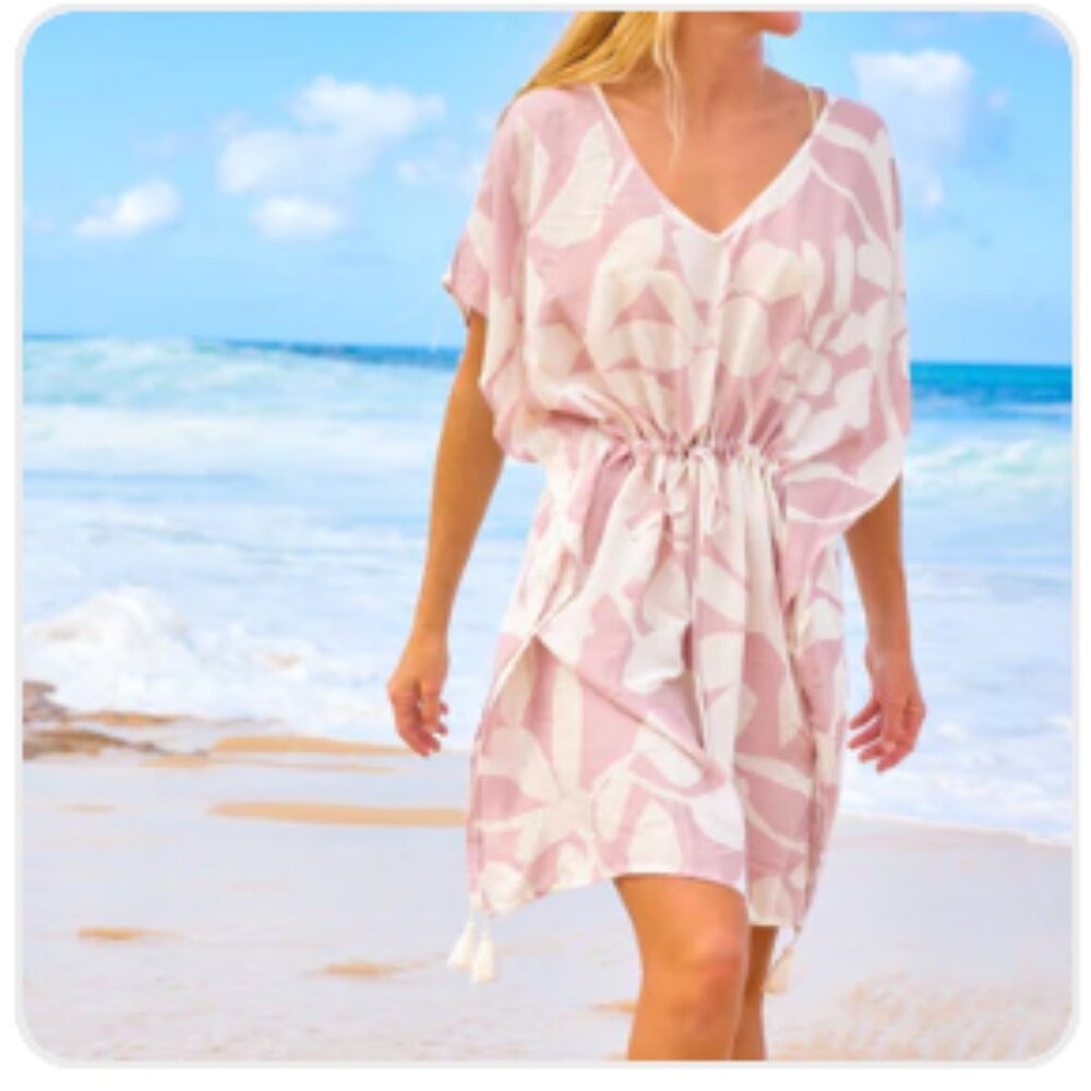 Poolside Paradiso Islander Coverup